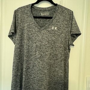 Under Armour Black and White HeatGear Shirt